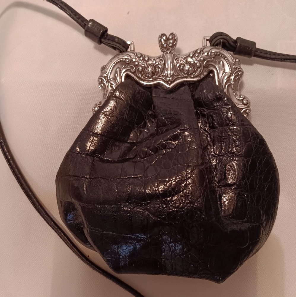 Brighton vintage leather crossbody bag.